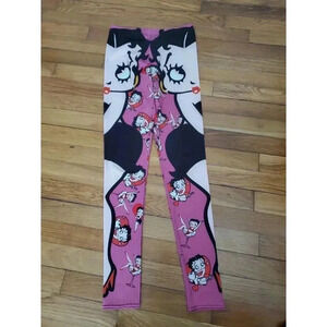 Living Dead Leggings Women's Pink Size XS